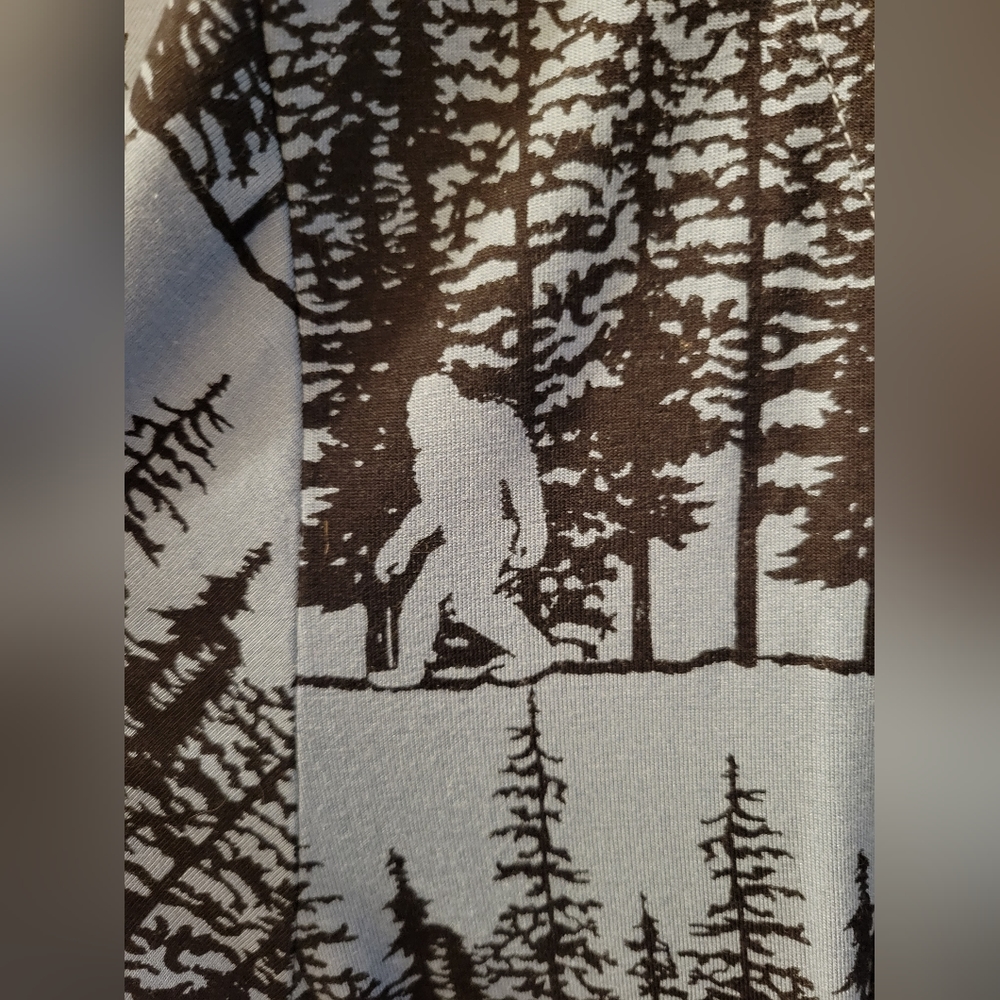 Hooded, bamboo Sasquatch robe